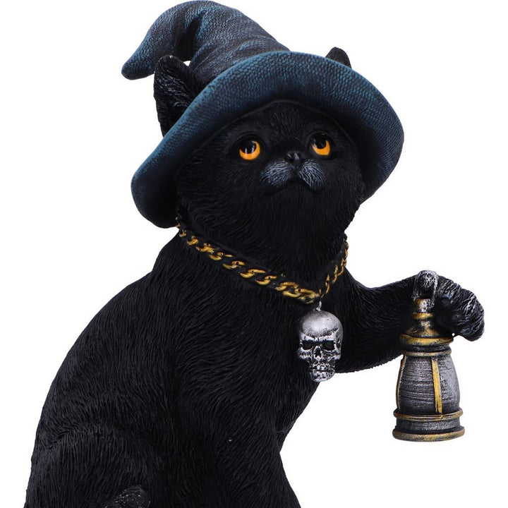 Witch Cat Lantern Figurine U7227C25