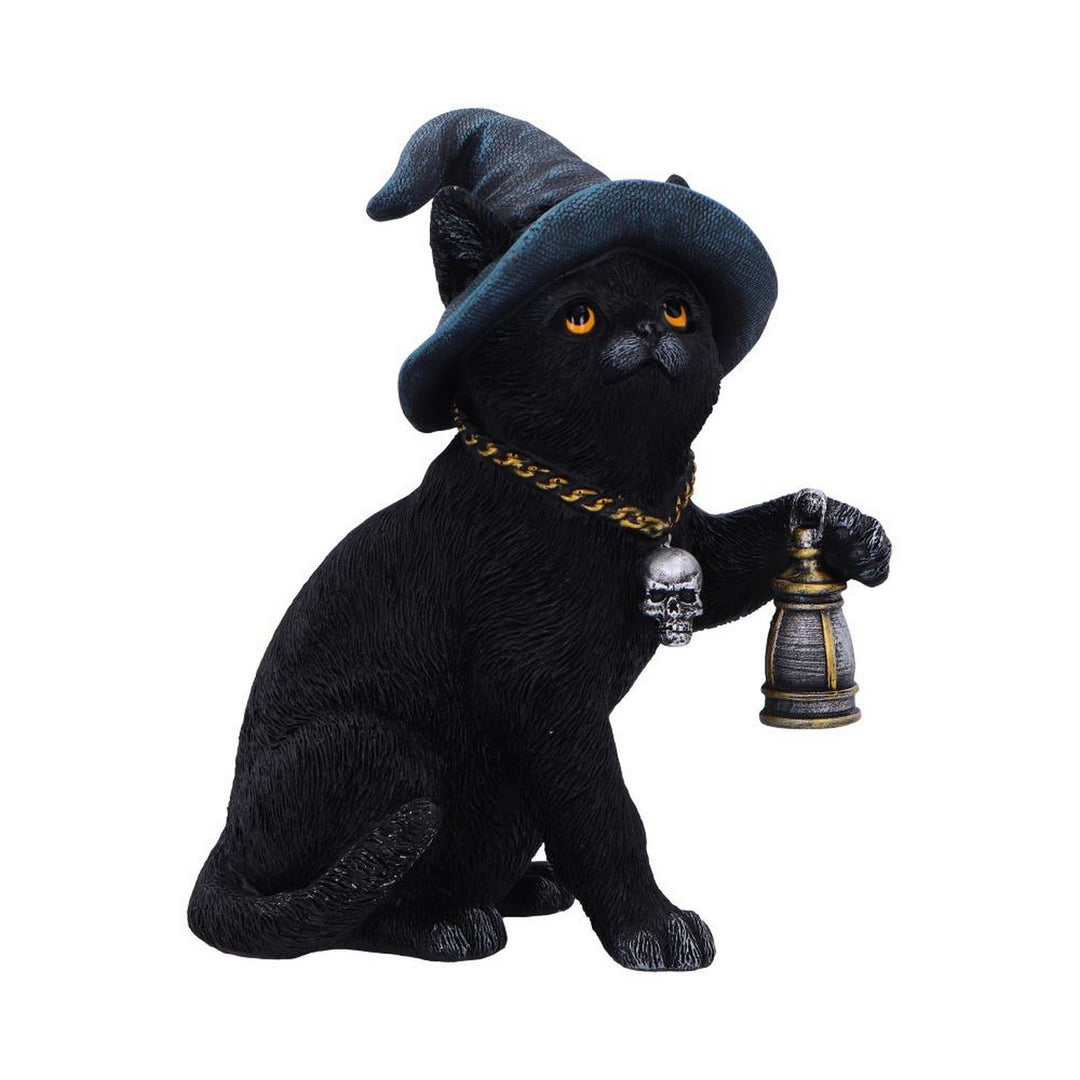 Witch Cat Lantern Figurine U7227C25