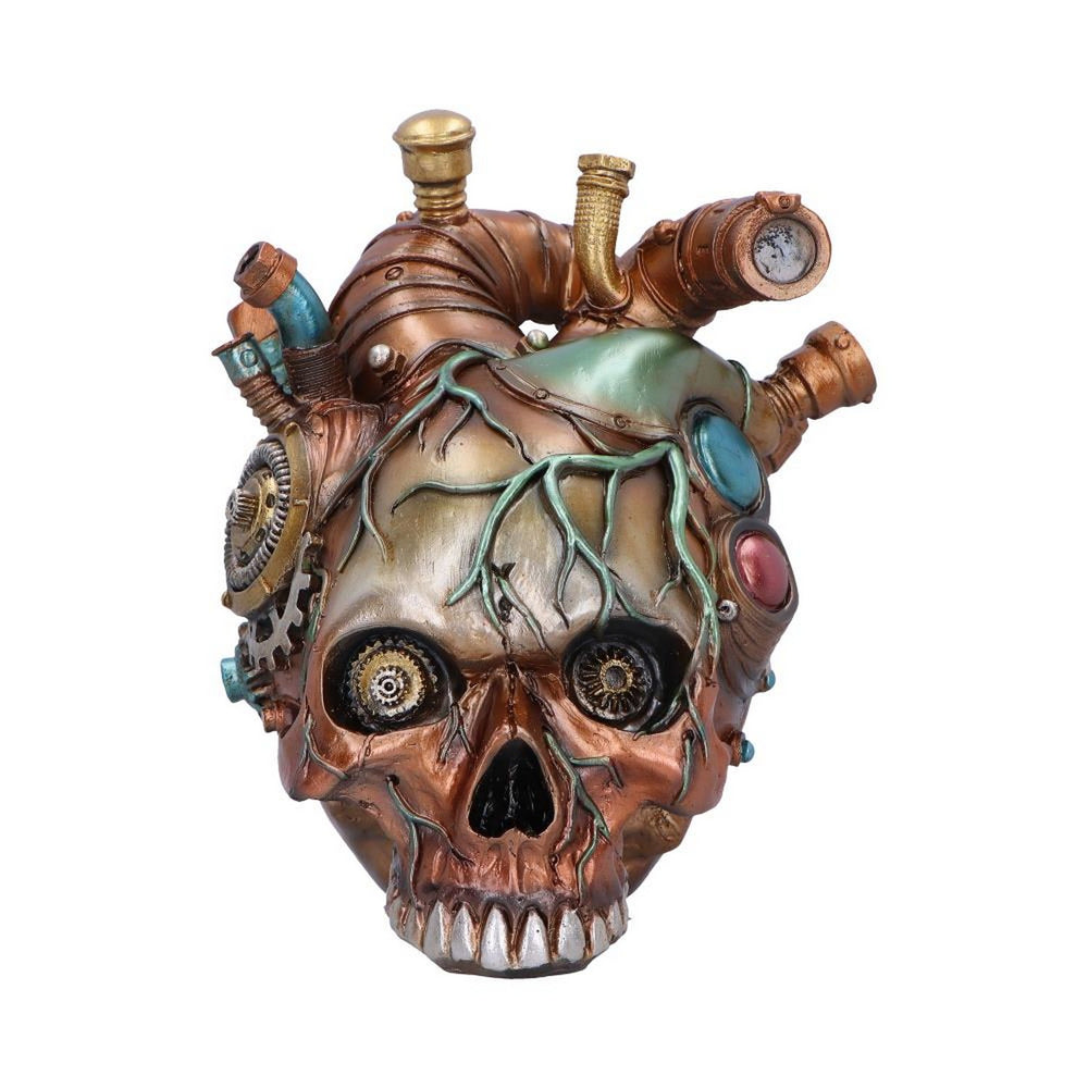 Cardiac Cranium Steampunk Skull 17.5cm U7274C25