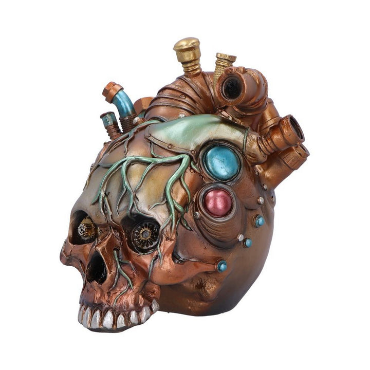 Cardiac Cranium Steampunk Skull 17.5cm U7274C25