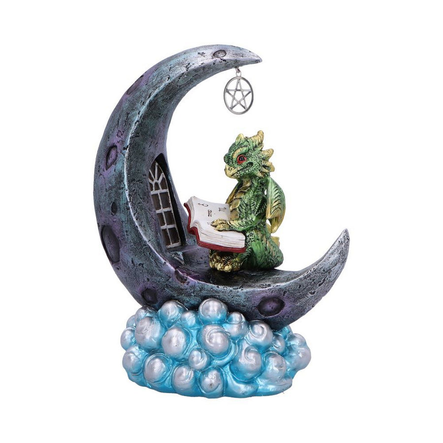 Moonbound Scholar LED Dragon Figurine 21.2cm U7275C25
