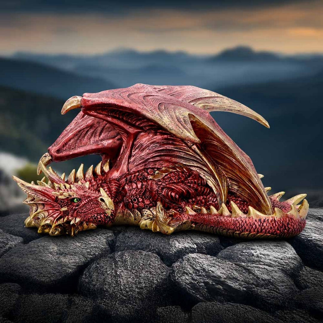 Aaden Sleeping Dragon Figurine 16.3cm U7276C25