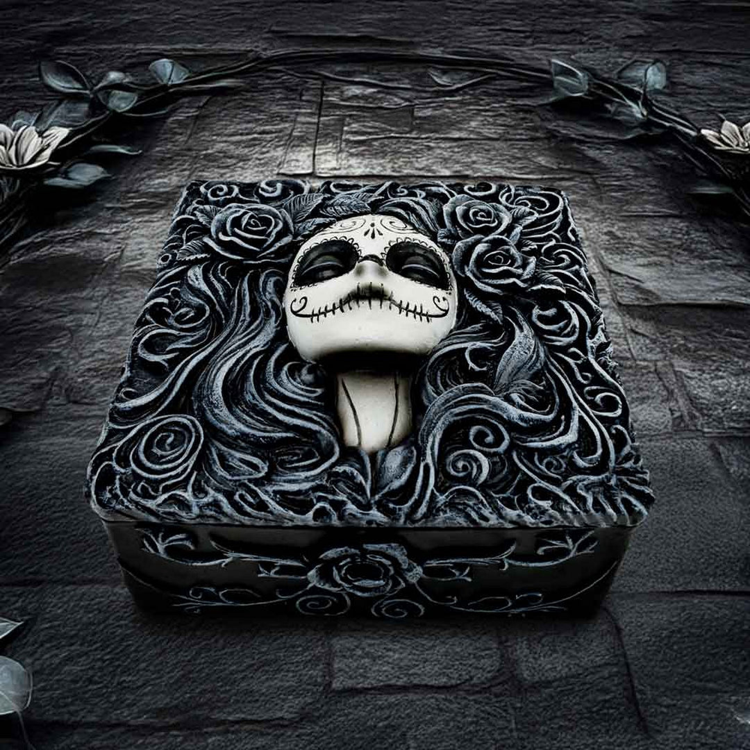 Flor de Muerte Trinket Box 6.3cm U7281C25