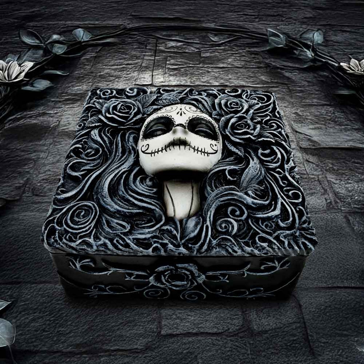 Flor de Muerte Trinket Box 6.3cm U7281C25