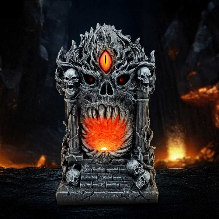 Gothic LED Skull Door to the Underworld 22cm U7284C25