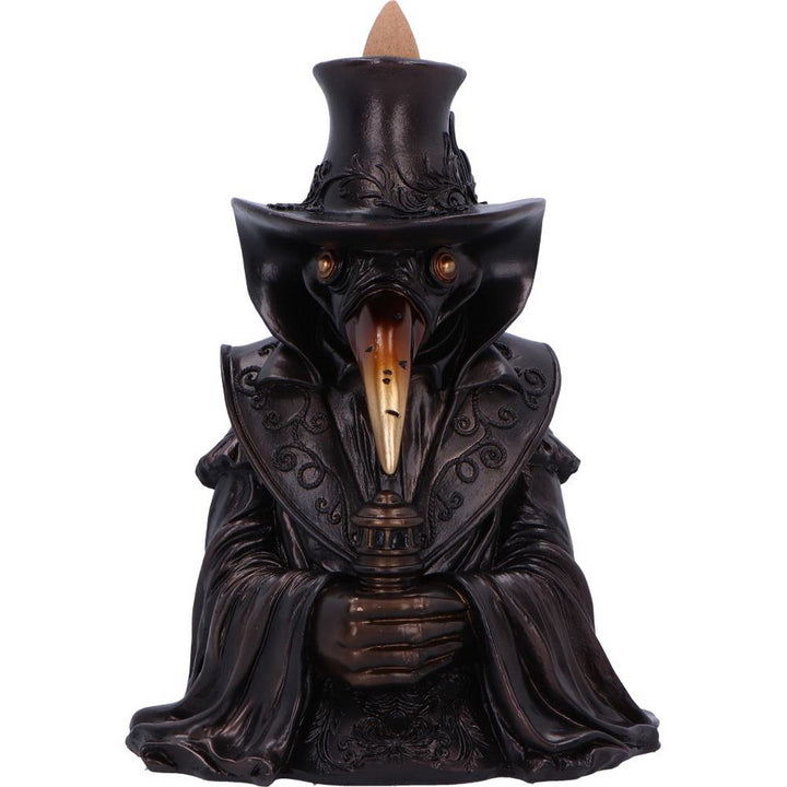 Miasma Plague Doctor Backflow Incense Burner 17.8cm U7285C25