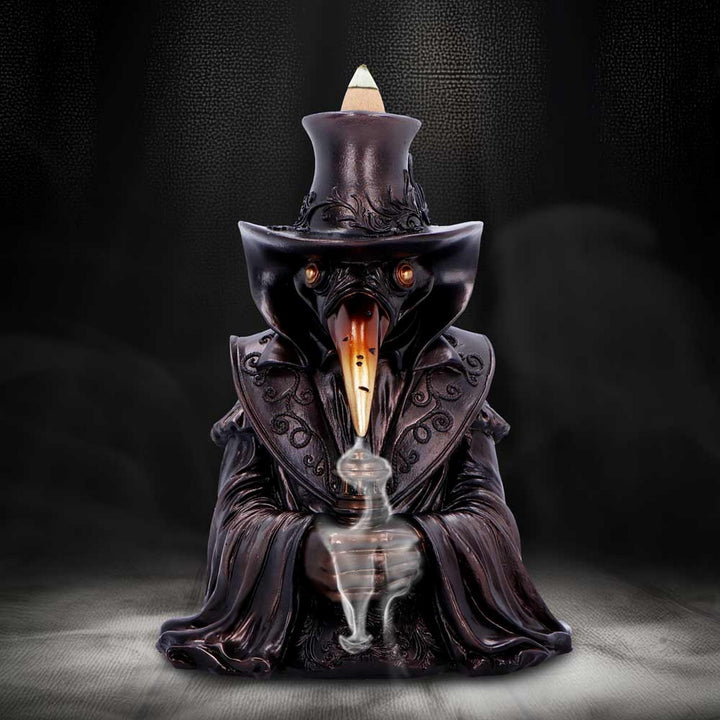 Miasma Plague Doctor Backflow Incense Burner 17.8cm U7285C25