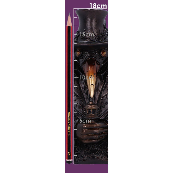 Miasma Plague Doctor Backflow Incense Burner 17.8cm U7285C25