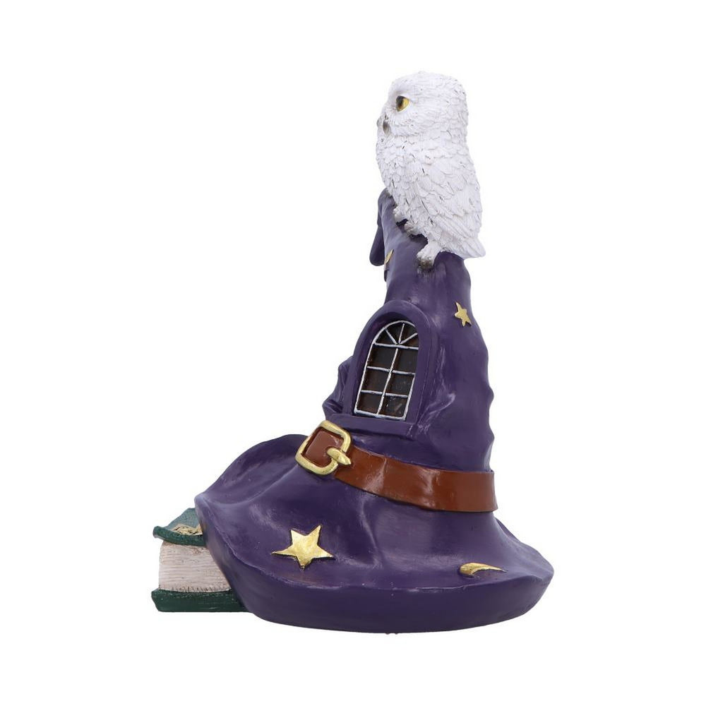 Owl Witch LED Hat Sculpture 18.3cm U7286C25