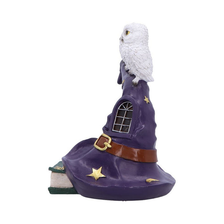 Owl Witch LED Hat Sculpture 18.3cm U7286C25