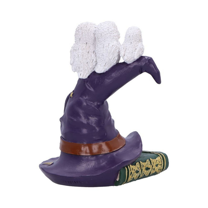 Owl Witch LED Hat Sculpture 18.3cm U7286C25