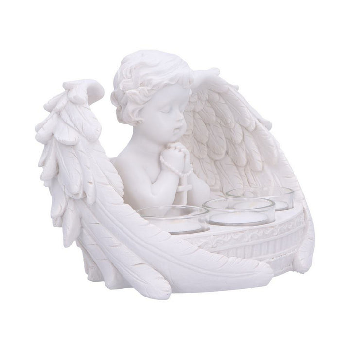 Prayers to Heaven Cherub Tea Light Holder 14.5cm U7287C25