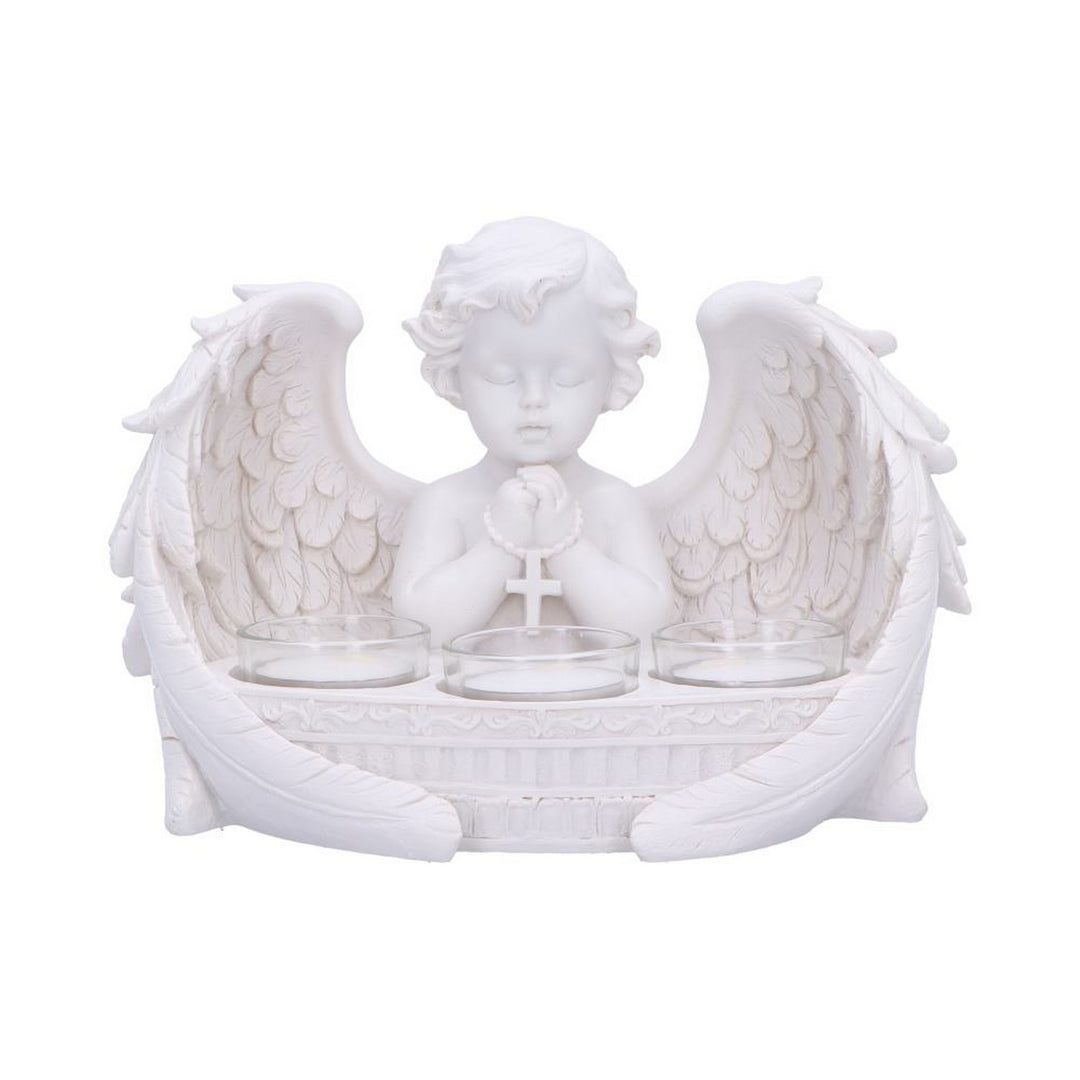 Prayers to Heaven Cherub Tea Light Holder 14.5cm U7287C25