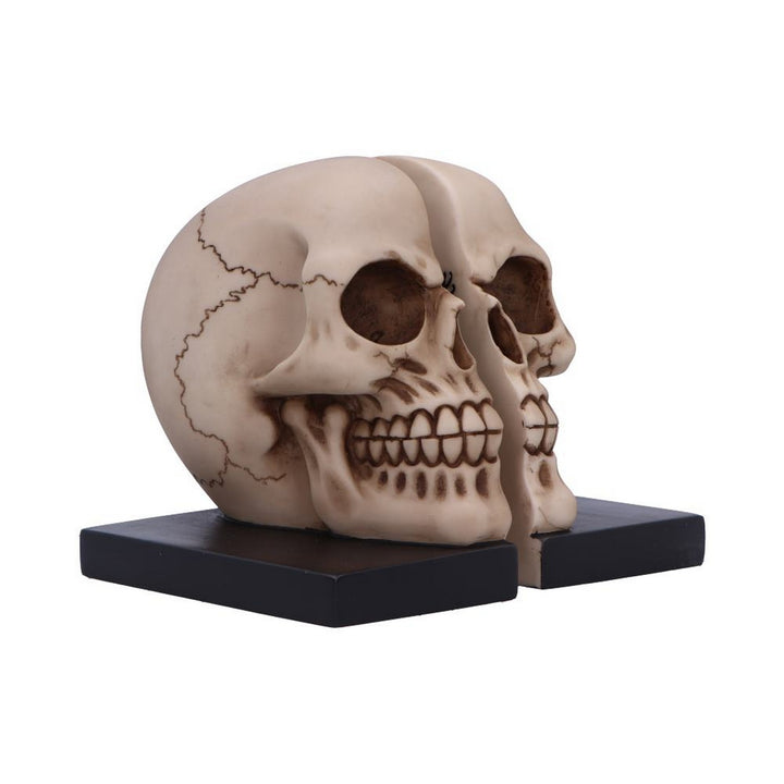 Final Chapter Skull Bookends 13.5cm U7292C25