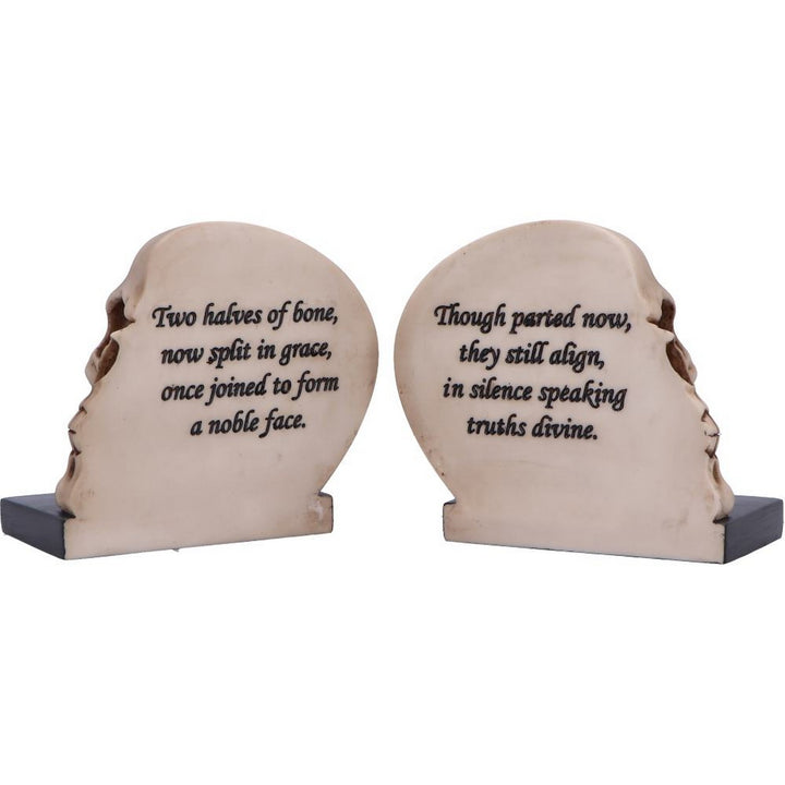 Final Chapter Skull Bookends 13.5cm U7292C25