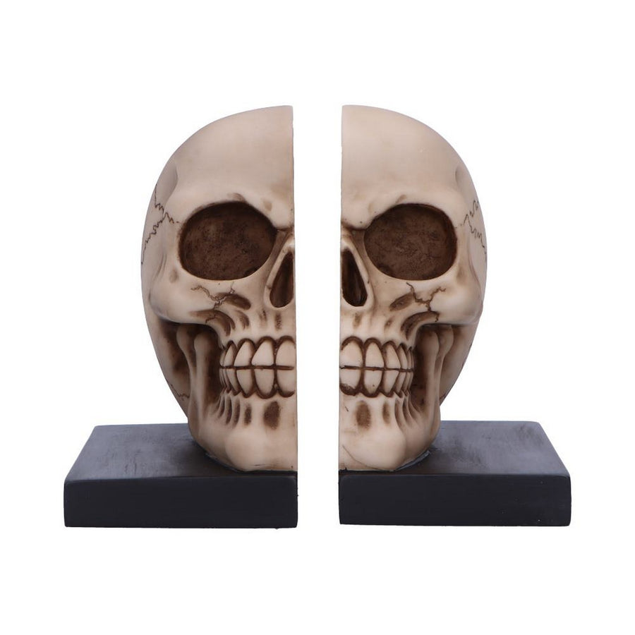 Final Chapter Skull Bookends 13.5cm U7292C25