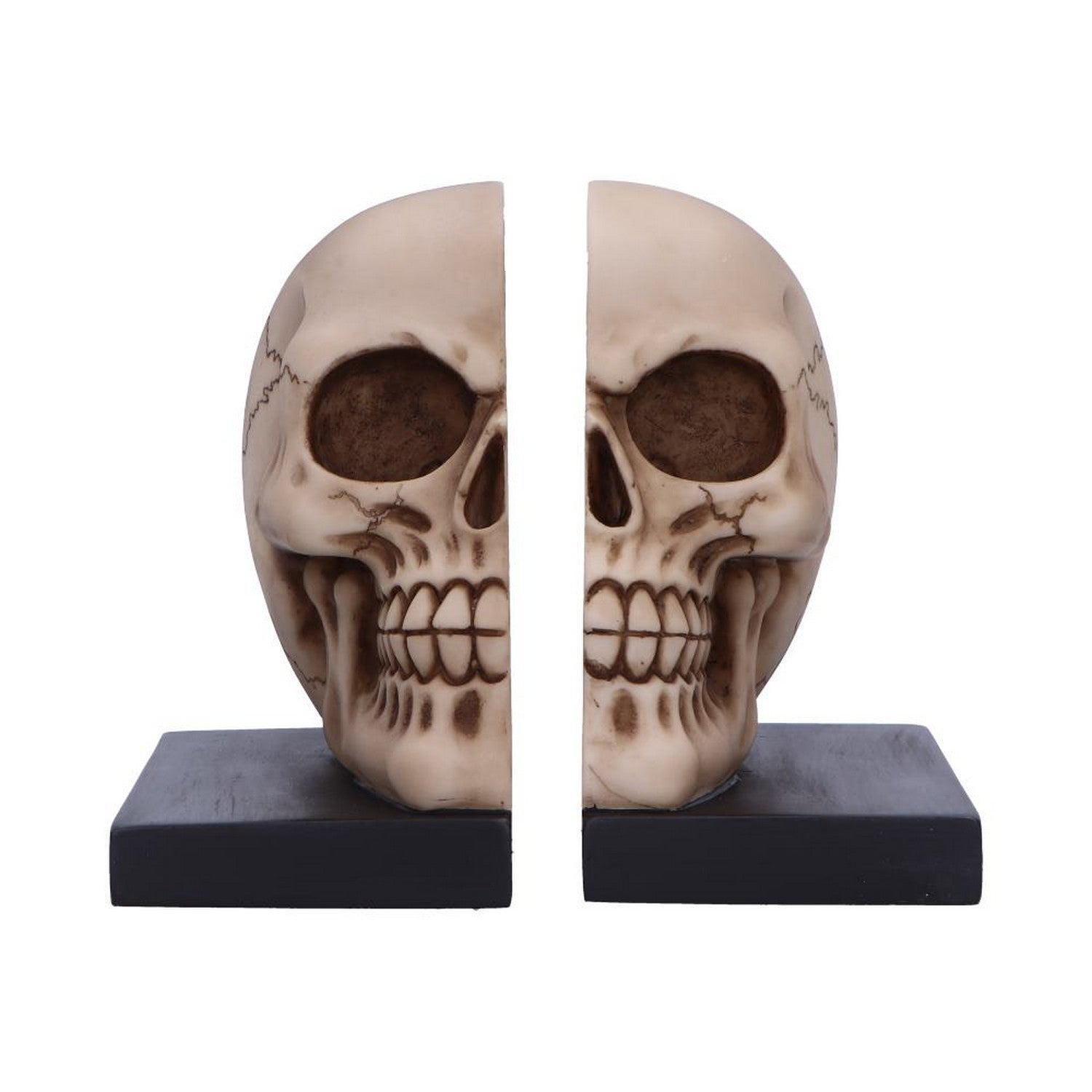 Final Chapter Skull Bookends 13.5cm U7292C25