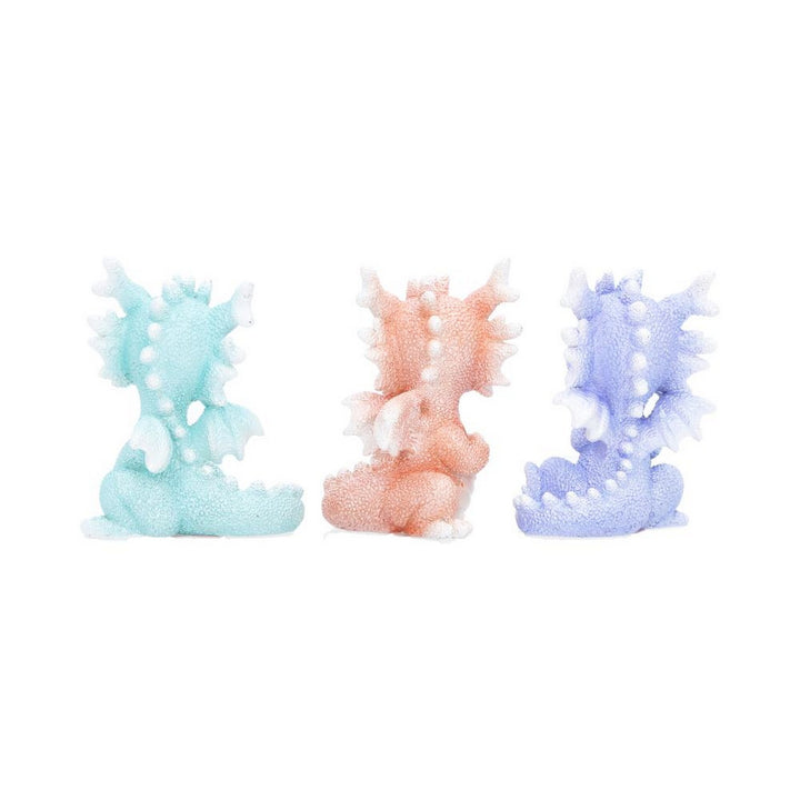 Coralscale Hatchling Dragon Figurines Set of 3 9cm U7412A26