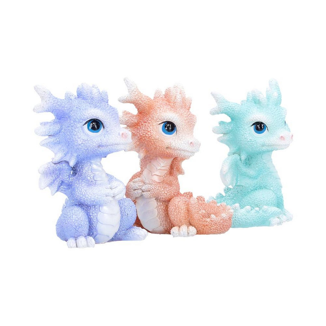 Coralscale Hatchling Dragon Figurines Set of 3 9cm U7412A26