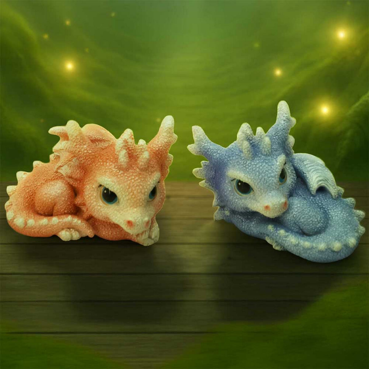 Coralscale Nestlings Dragon Figurines Set of 2 5.8cm U7413A26