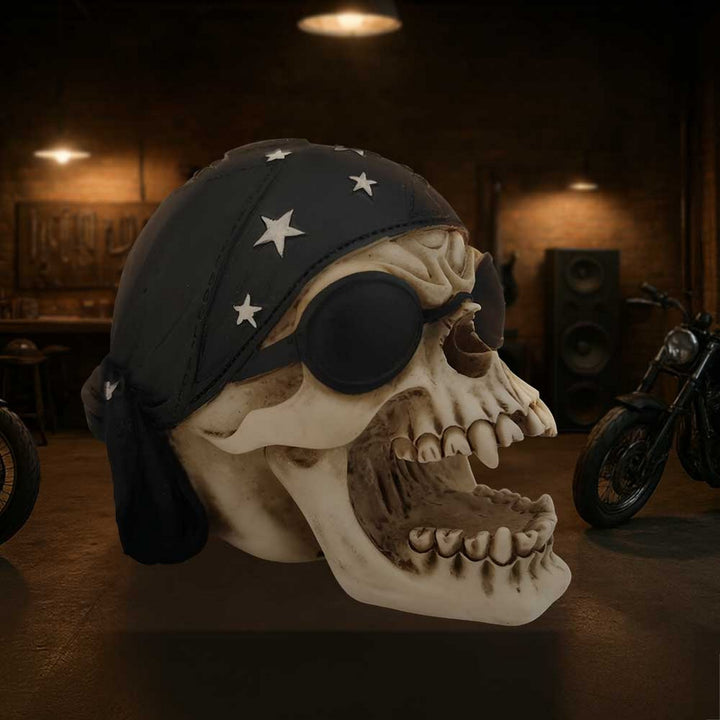 Skull Throttle Gothic Figurine U7457A26