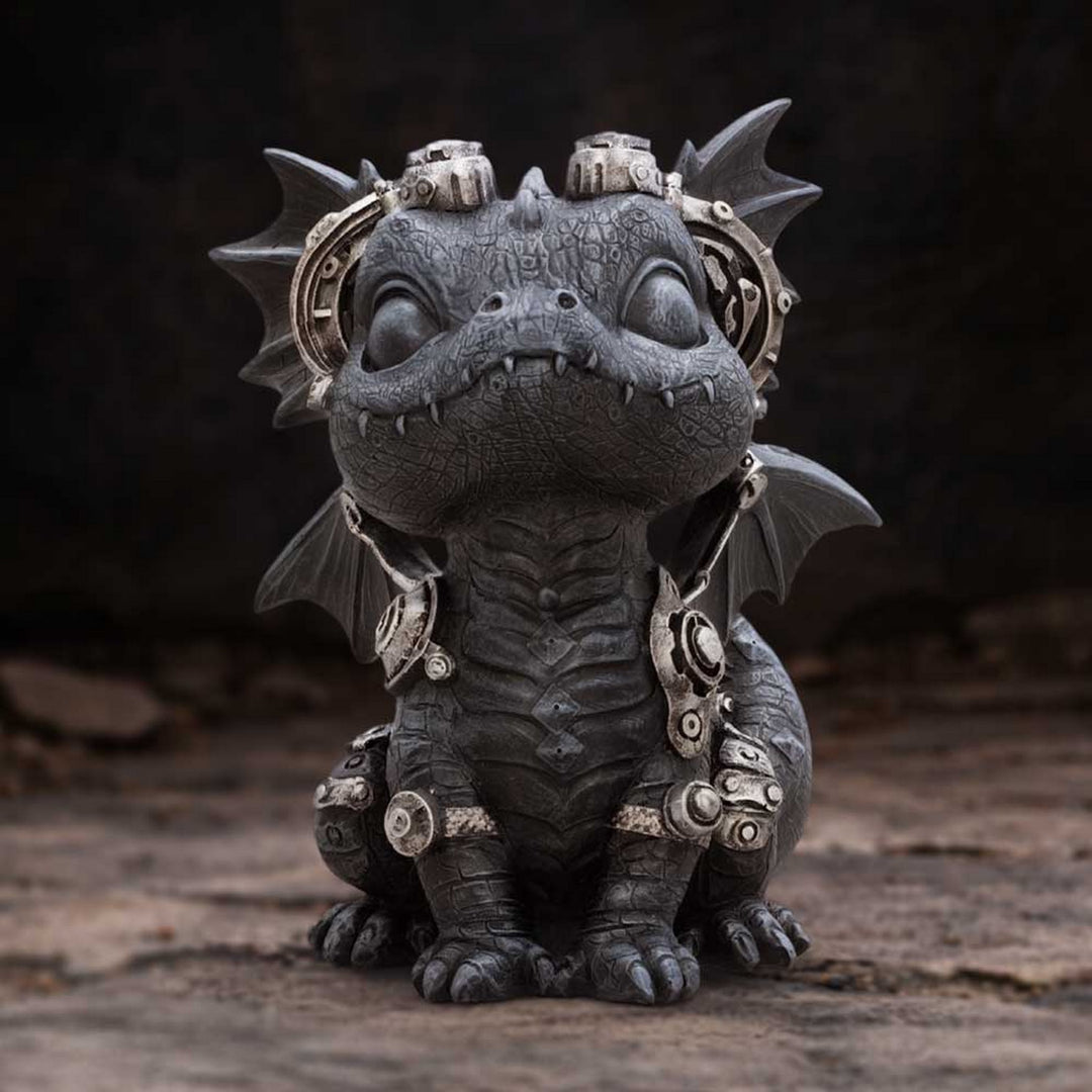 Coglet Black Steampunk Dragon 17.7cm U7501B26