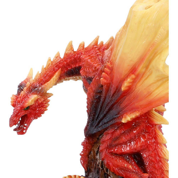 Vermilion Inferno Dragon Figurine 22.5cm U7502B26