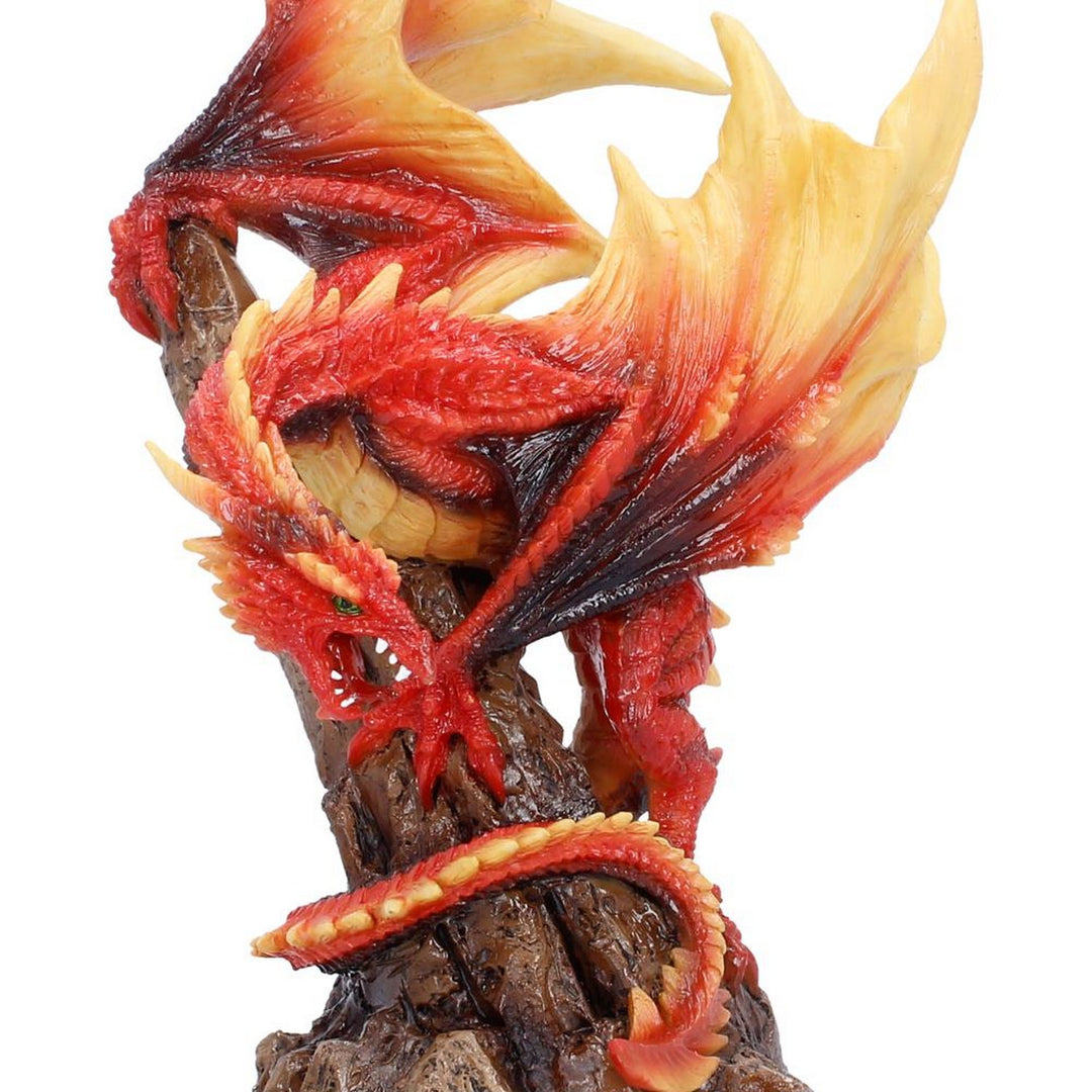 Vermilion Inferno Dragon Figurine 22.5cm U7502B26