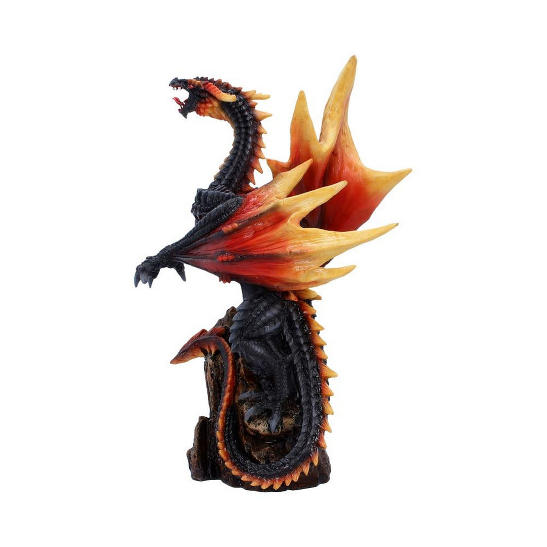 Obsidian Inferno Dragon Figurine 23.7cm U7503B26