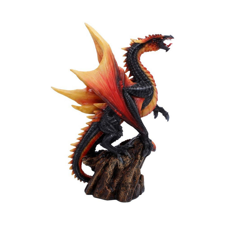 Obsidian Inferno Dragon Figurine 23.7cm U7503B26