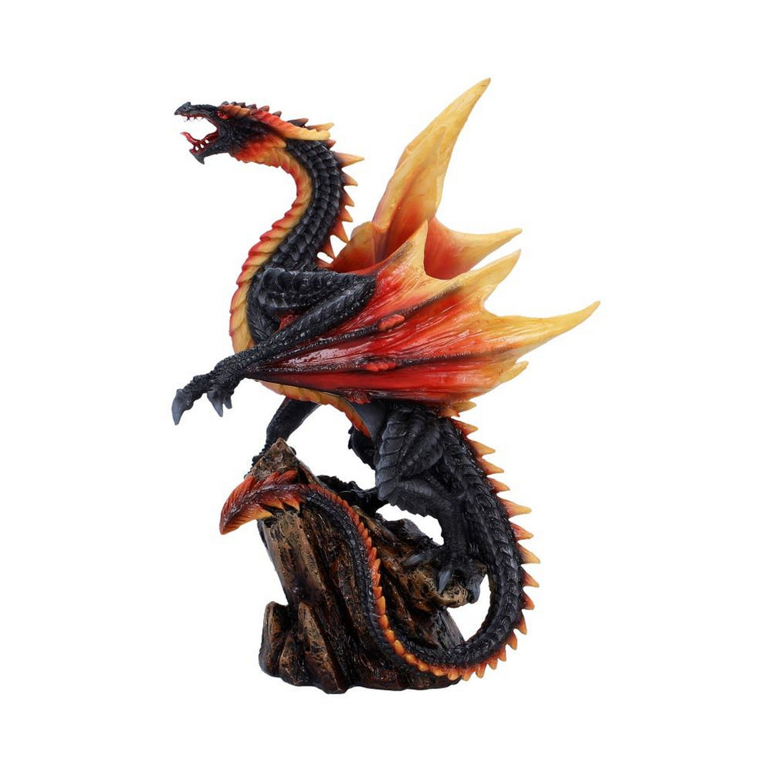 Obsidian Inferno Dragon Figurine 23.7cm U7503B26