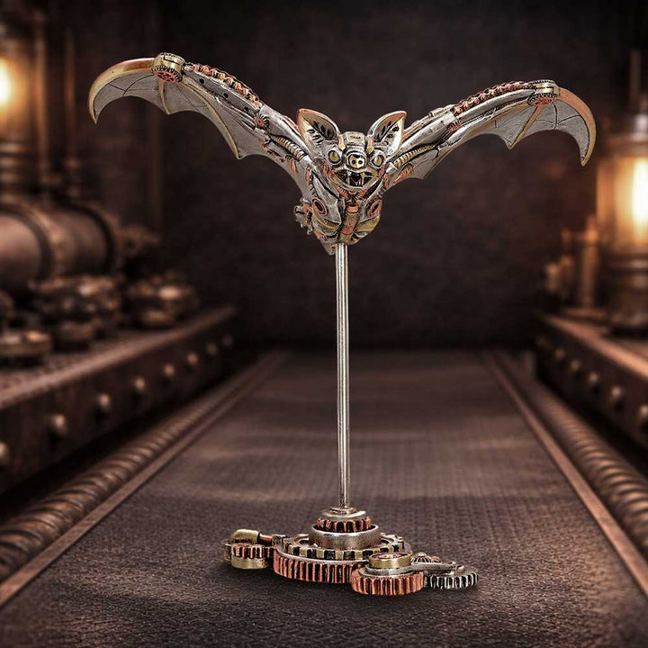 Steampunk Bat Figurine on Plinth 32.2cm U7556B26