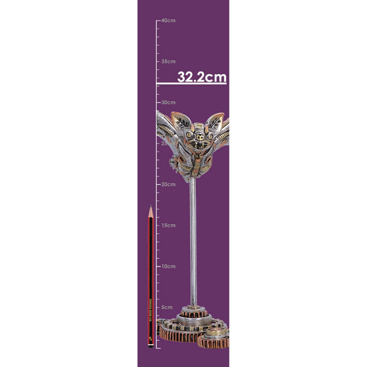 Steampunk Bat Figurine on Plinth 32.2cm U7556B26