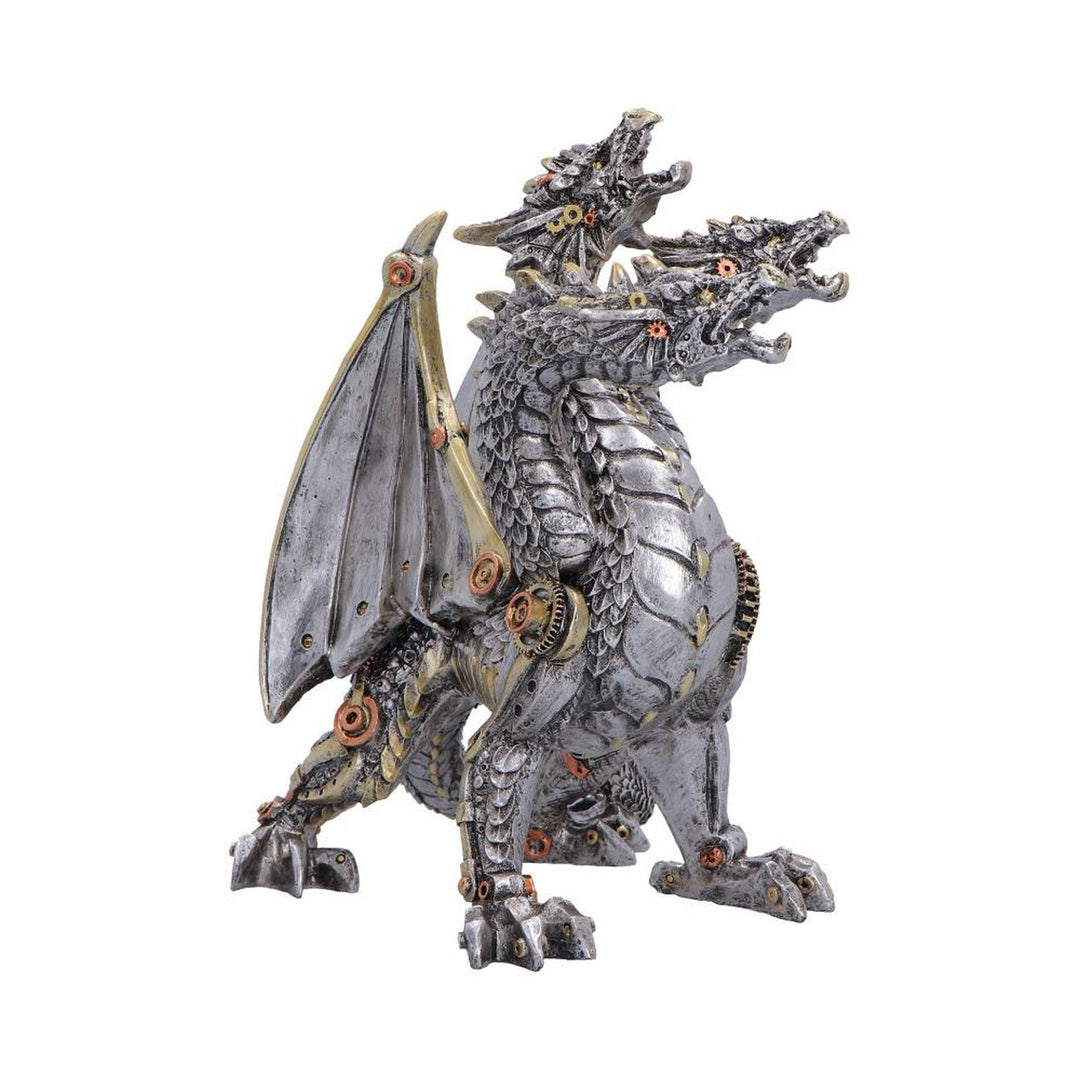 Three Headed Steampunk Dragon 23cm U7557B26