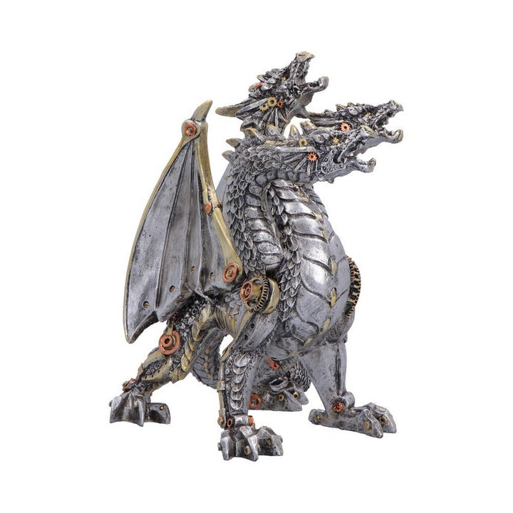 Three Headed Steampunk Dragon 23cm U7557B26