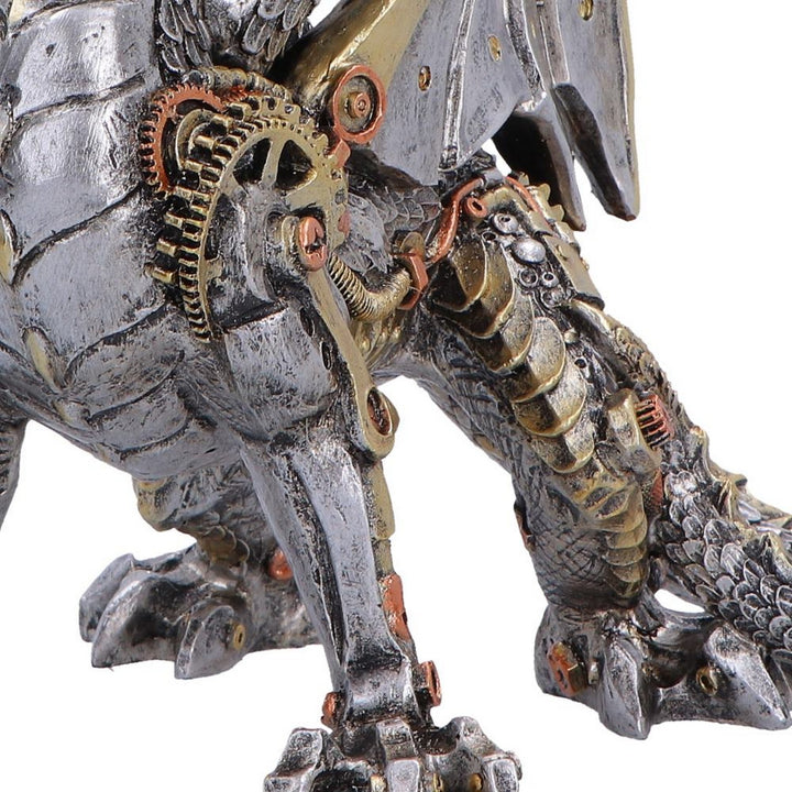 Three Headed Steampunk Dragon 23cm U7557B26