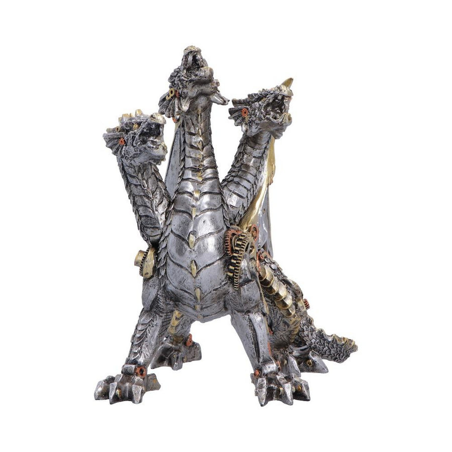 Three Headed Steampunk Dragon 23cm U7557B26
