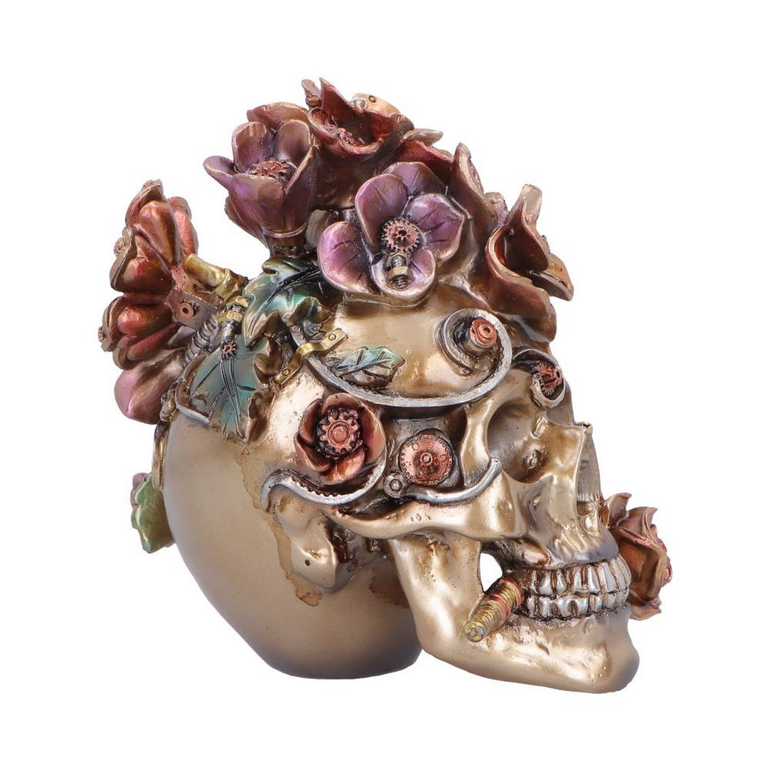 Clockwork Bloom Steampunk Skull 16cm U7562B26