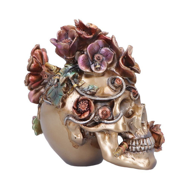 Clockwork Bloom Steampunk Skull 16cm U7562B26