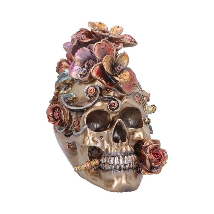 Clockwork Bloom Steampunk Skull 16cm U7562B26