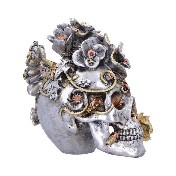 Clockwork Bloom Steampunk Skull 16cm U7563B26