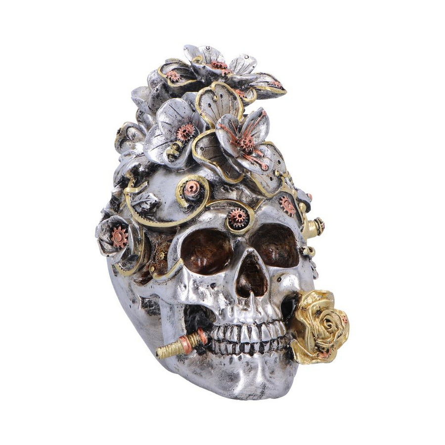 Clockwork Bloom Steampunk Skull 16cm U7563B26