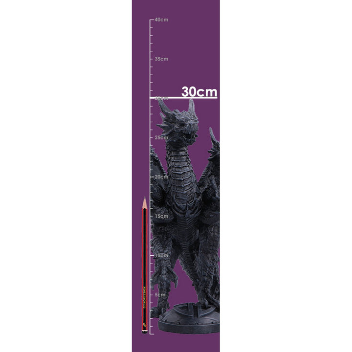 Shadow Hydra Multi Headed Dragon Figurine 30cm U7567B26