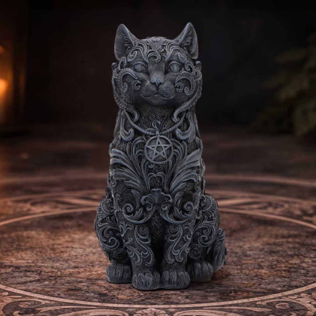 Hexbound Fmailiar Black Cat Figurine 23cm U7569B26
