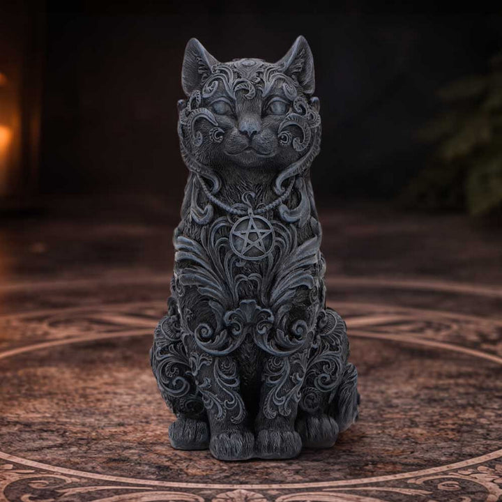 Hexbound Fmailiar Black Cat Figurine 23cm U7569B26