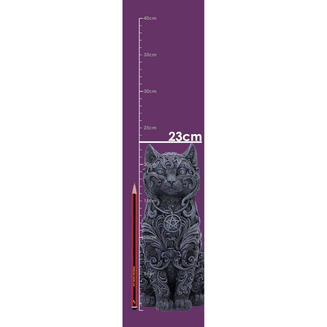 Hexbound Fmailiar Black Cat Figurine 23cm U7569B26