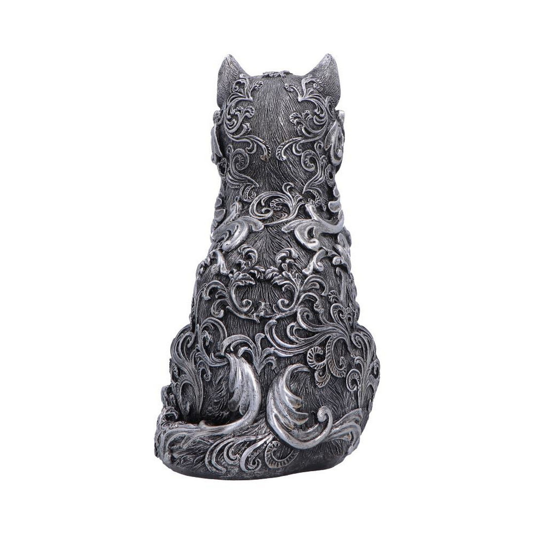 Hexbound Familiar Silver Cat Figurine 23cm U7570B26