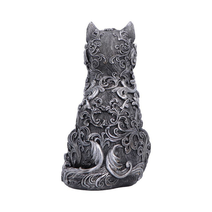 Hexbound Familiar Silver Cat Figurine 23cm U7570B26