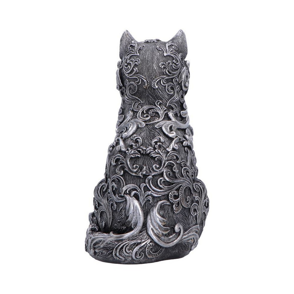 Hexbound Familiar Silver Cat Figurine 23cm U7570B26