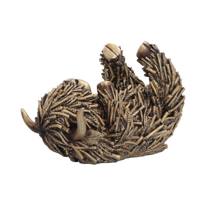 Gold Highland Cow Wine Holder 17.8cm U7571B26